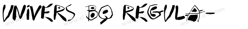 Univers BQ Regula字体转换